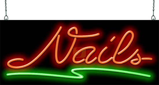 Nails Neon Sign