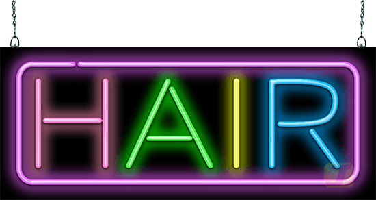 Hair Neon Sign