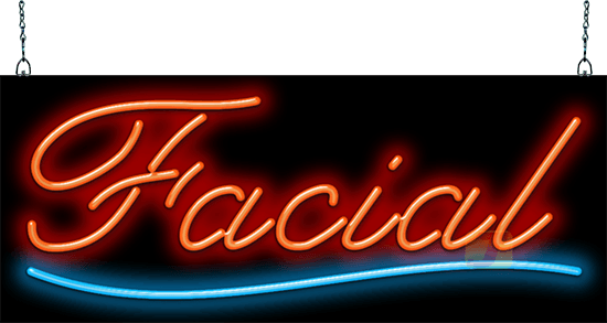 Facial Neon Sign