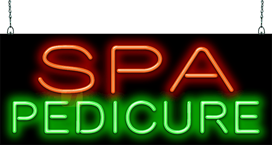 Spa Pedicure Neon Sign