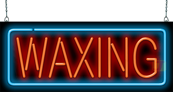 Waxing Neon Sign