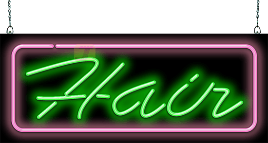 Hair Neon Sign