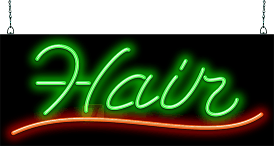 Hair Neon Sign