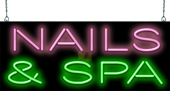 Nails & Spa Neon Sign