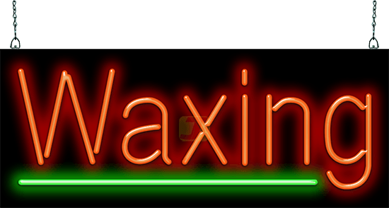 Waxing Neon Sign