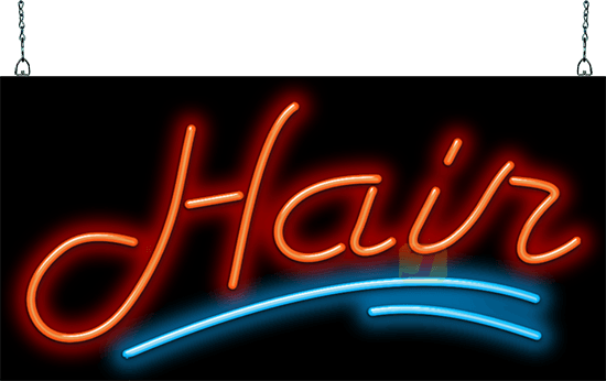 Hair Neon Sign