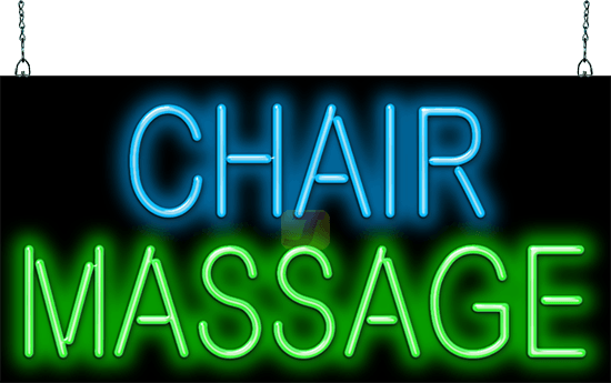 Chair Massage Neon Sign