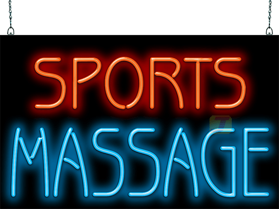 Sports Massage Neon Sign