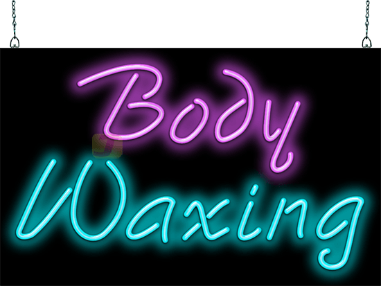 Body Waxing Neon Sign