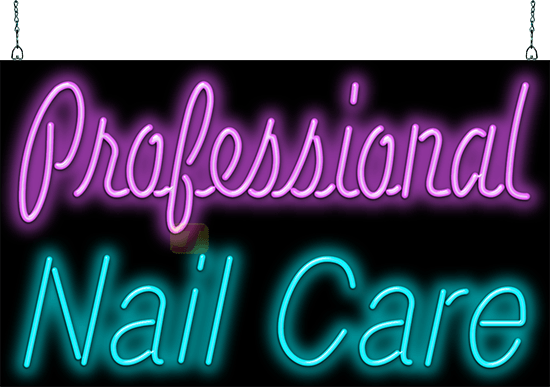 Professional Nail Care Neon Sign