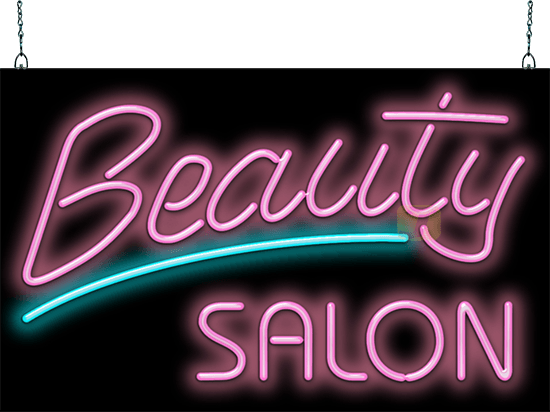 Beauty Salon Designer Neon Sign