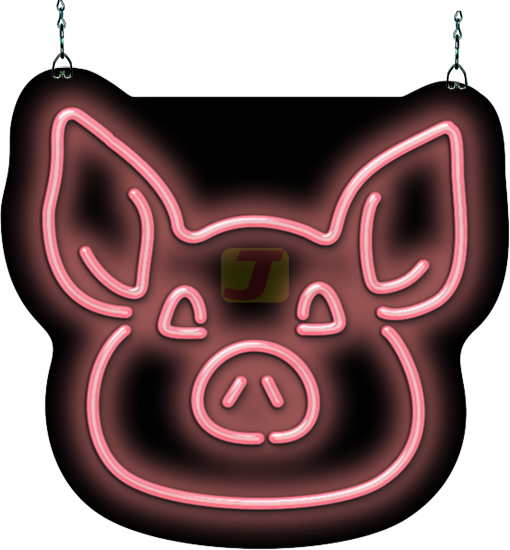 Pig Face Neon Sign