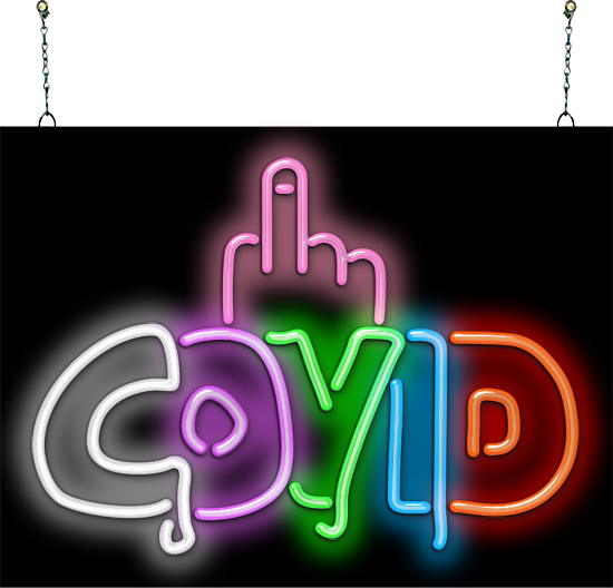 COVID Neon Sign