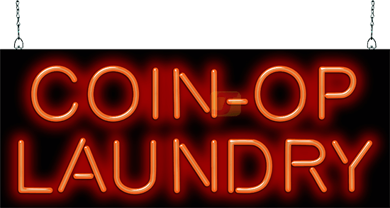 Coin-Op Laundry Neon Sign