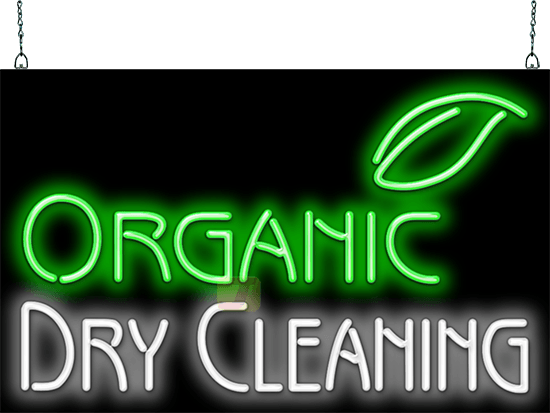 Organic Dry Cleaning Neon Sign
