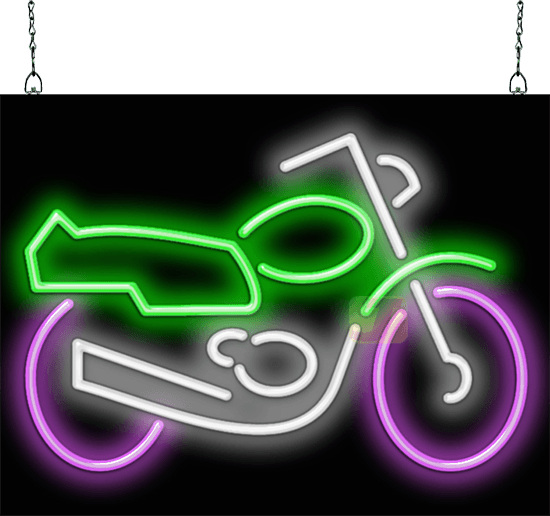 Motorcycle Neon Sign Small
