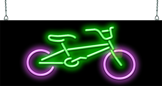 Bicycle Neon Sign | MB-30-01 | Jantec Neon