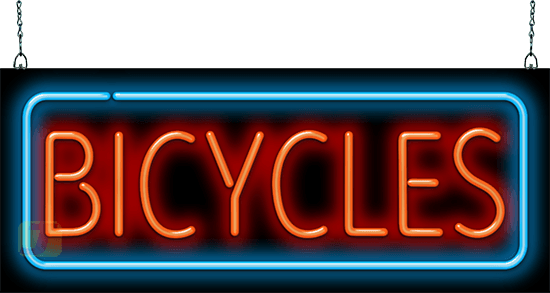 Bicycles Neon Sign