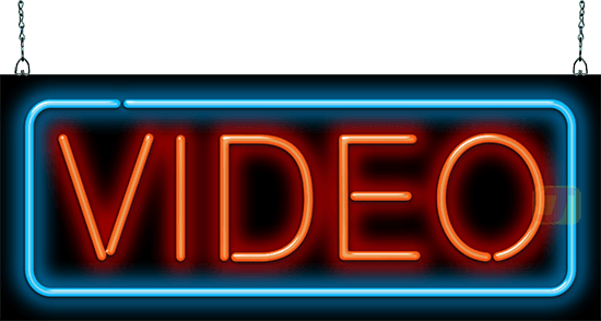 Video Neon Sign