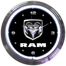 RAM Neon Clock