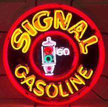 Signal Gasoline Neon Sign