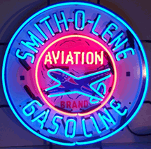 Smith-O-Lene Gasoline Neon Sign