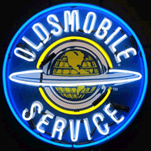 Oldsmobile Service Neon Sign