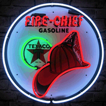 Texaco Fire Chief Neon Sign