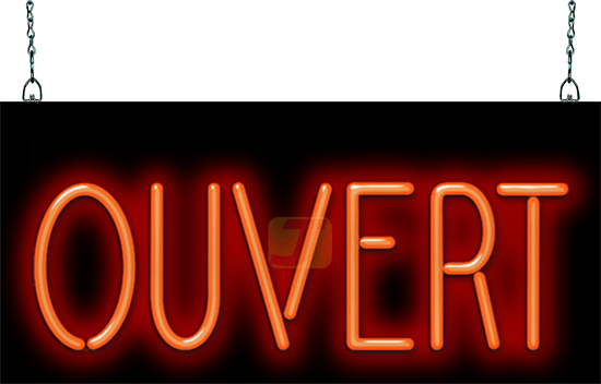 Ouvert Neon Sign