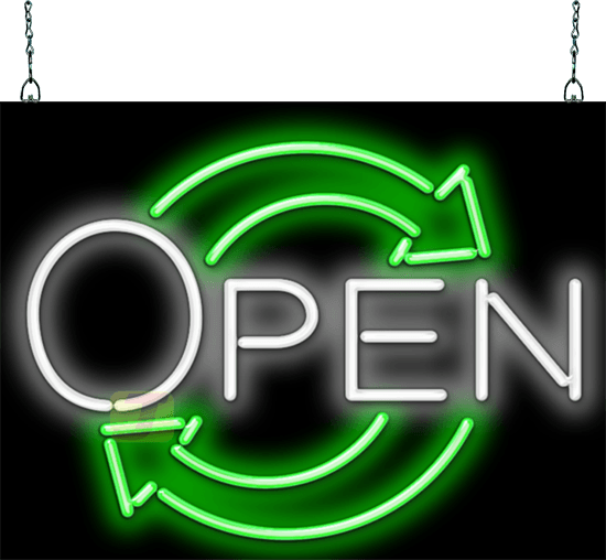 Eco Open Neon Sign