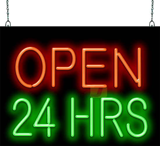 24 hour open near me