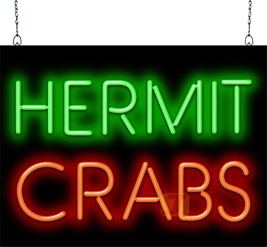 Hermit Crabs Neon Sign