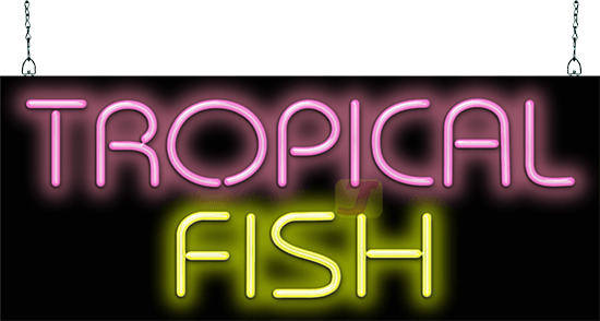 Tropical Fish Neon Sign