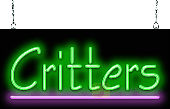 Critters Neon Sign