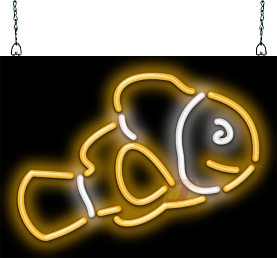 Clown Fish Neon Sign