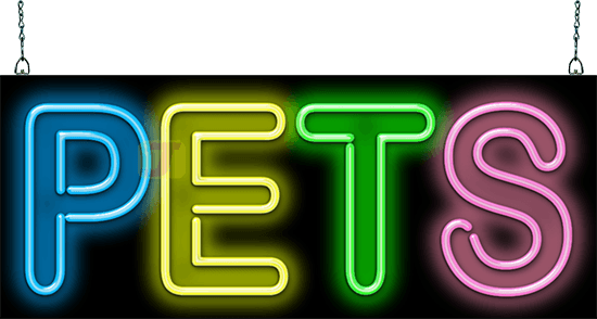 Pets Neon Sign