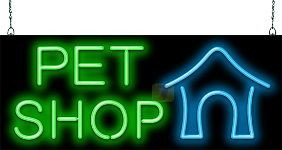 Pet Shop  Neon Sign