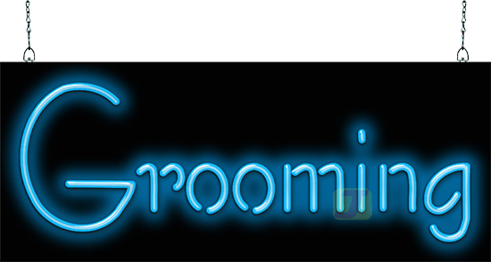 Grooming Neon Sign