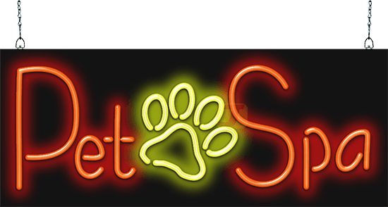 Pet Spa Neon Sign