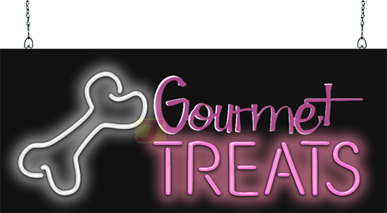 Gourmet Treats Neon Sign