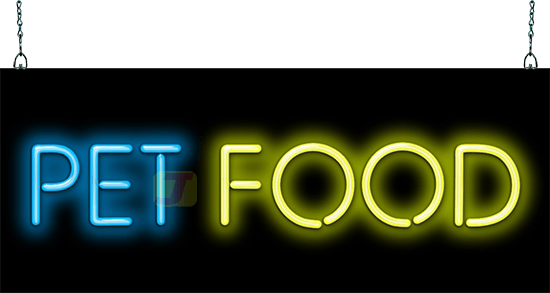 Pet Food Neon Sign