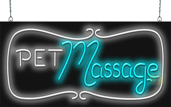 Pet Massage Neon Sign