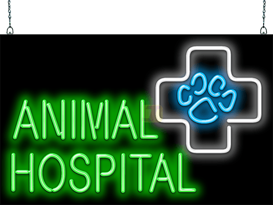 Animal Hospital Neon Sign