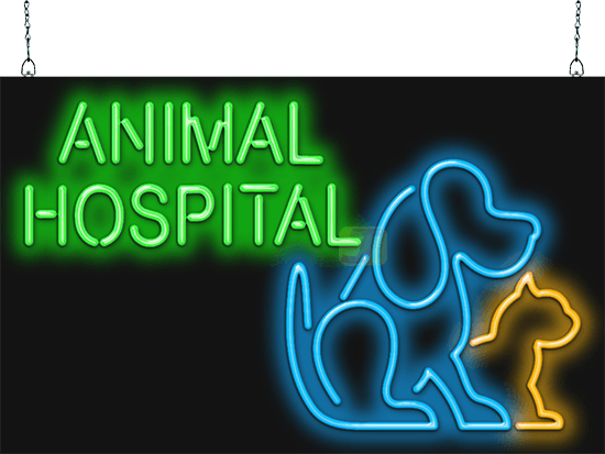 Animal Hospital Neon Sign