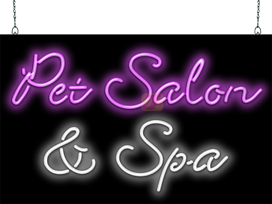 Pet Salon & Spa Neon Sign