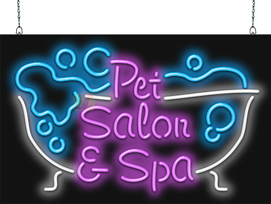 Pet Salon & Spa Neon Sign