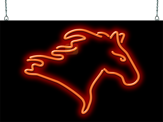Horse Graphic Neon Sign