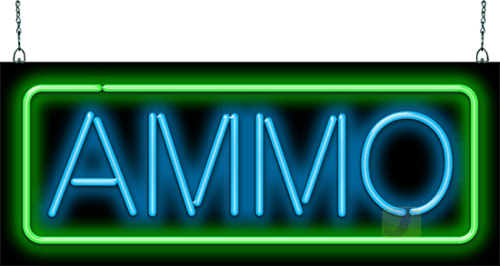 Ammo Neon Sign