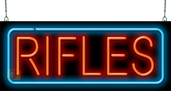 Rifles Neon Sign