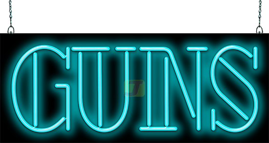 Guns Neon Sign